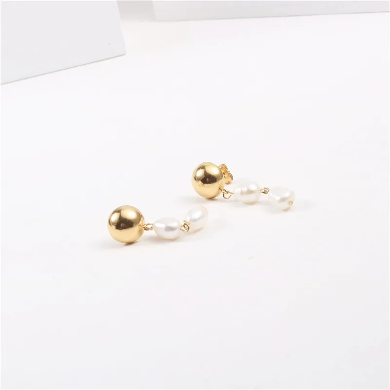 

2021 Trendy Summer Earrings Tassel Earring Pearl Drip Jewelry, Gold