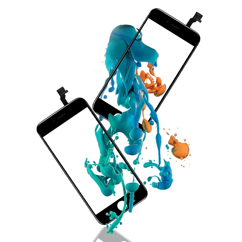

China wholesale price phone screen lcds touch display for iphone 5 5S 6 6S ,mobile phone accessories spare parts, Black and white