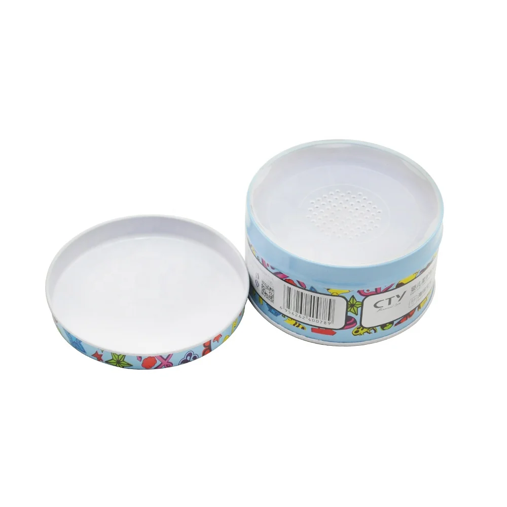 
Wholesale round decorative matt tins metal soap tin box for gift 