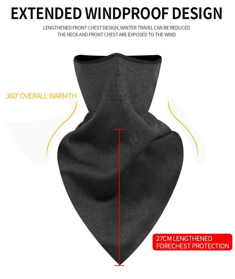 Winter Warmer Windproof Driving Outdoor Cycling Keep Warmer face mask Neck Warmer Gaiter  Polar Fleece Ski Face Mask Cover for