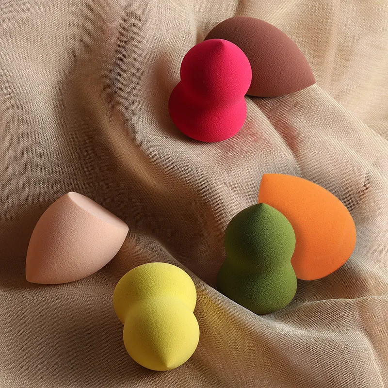 

Non Latex shaped sponge for makeup Soft Cosmetic Powder Puff Blending Beauty Makeup Sponge Blender Factory Supplier, Multiple colors