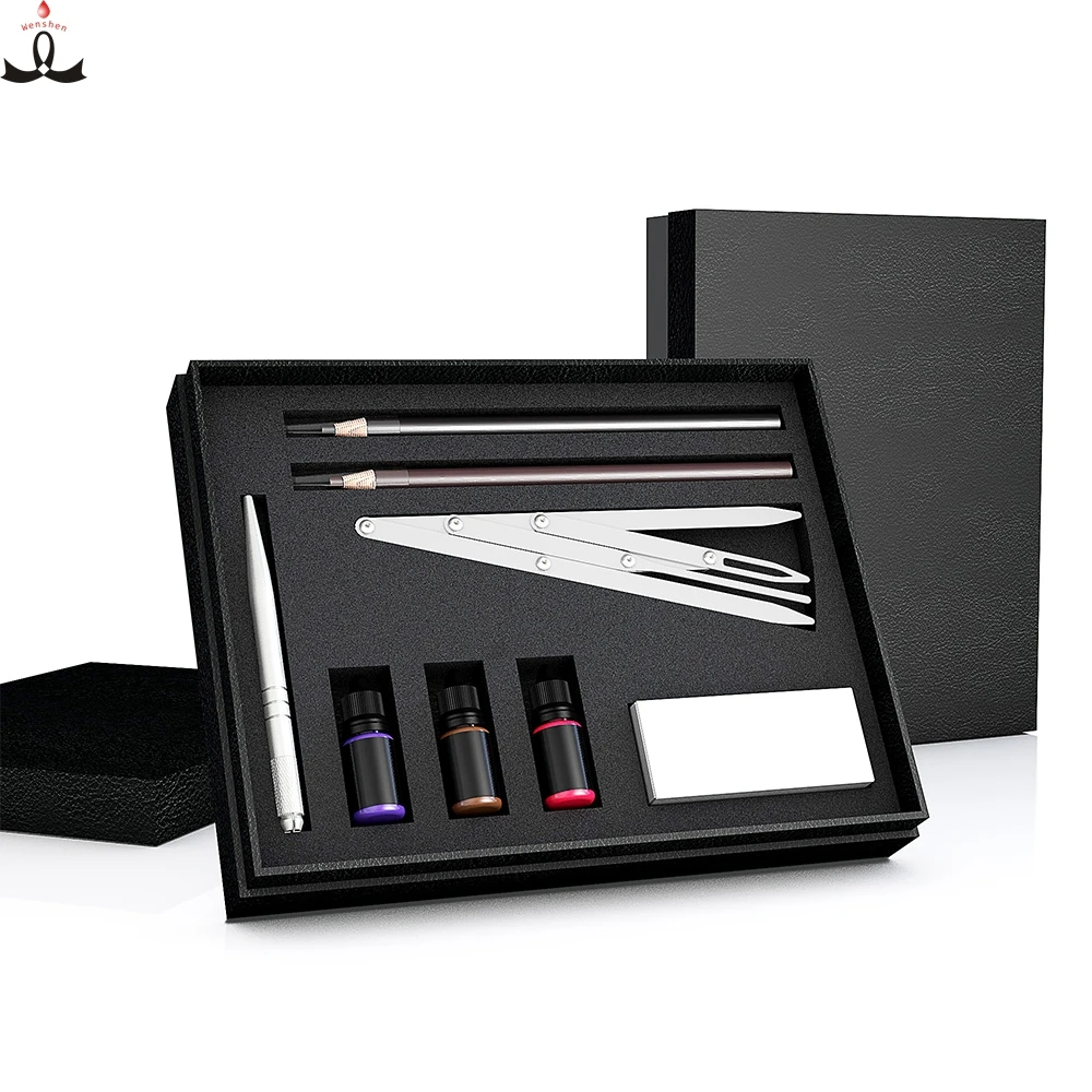 

Professional Permanent Makeup Pigment Kit Tattoo Embroidery Kit for Students and Starters