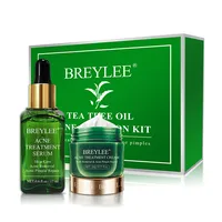

BREYLEE Tea Tree Anti-Acne Face Cream Oil Control Shrink Pores Acne Cream Nourish Whitening Acne Scar Remove Skin Care Kit