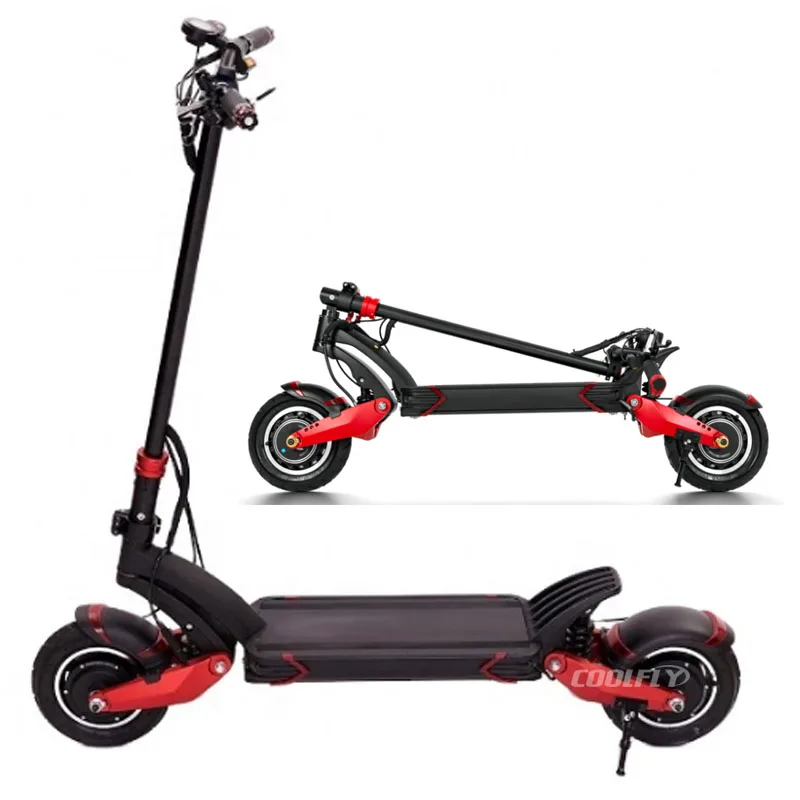 

COOLFLY micmax scooter 2000w 2400W 52v 60v dual motor adult foldable powerful patinete electrico batter than dualtron ultra