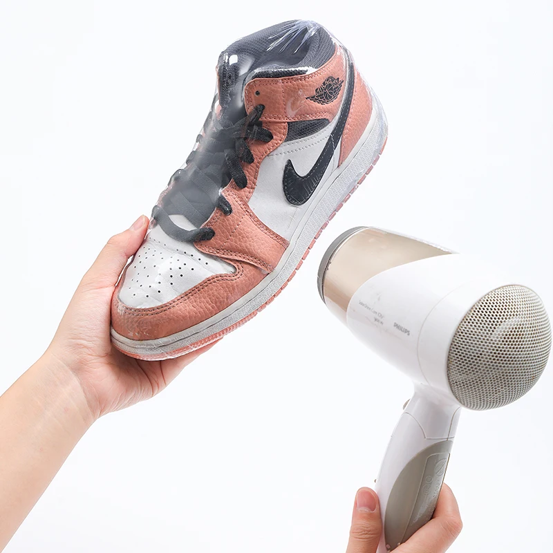 

Wholesale PVC heat shrinkable film low temperature transparent shrinkable film shoes and daily necessities plastic bag