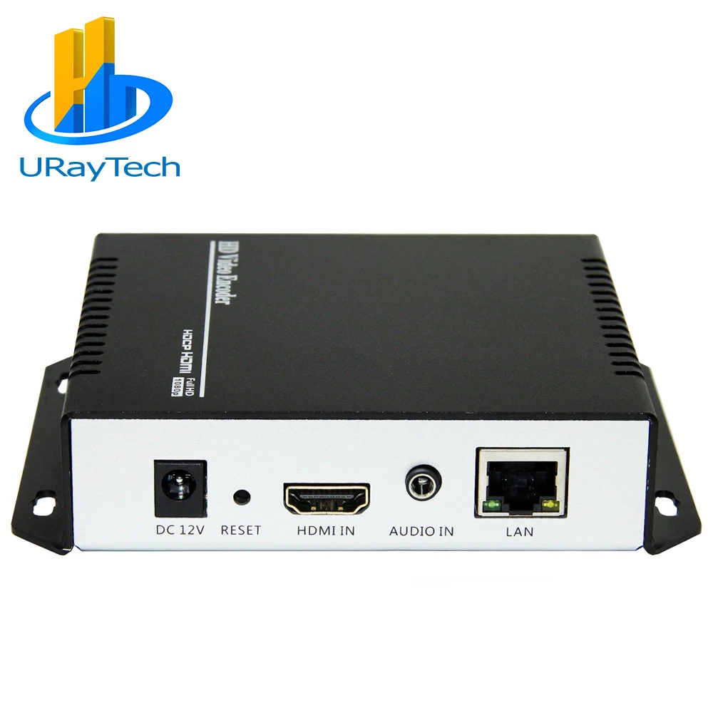 

URay Live Streaming Video Encoder H.264 H.265 RTMP HDMI IPTV Encoder with HLS HTTP RTSP UDP RTMPS SRT