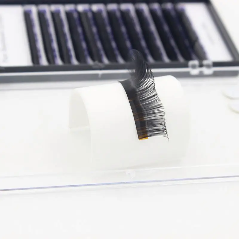 

Carlina 3d 15mm 25mm 20mm d curl custom silk mink supplies individual eyelash extension with custom packaging case