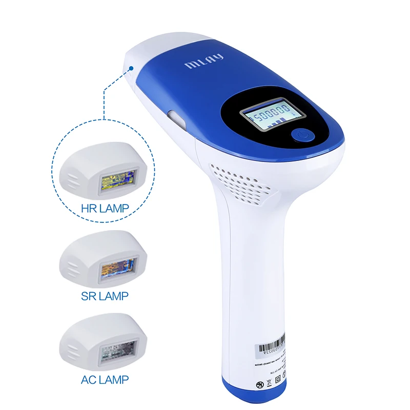 

MLAY Factory New Arrival T3 Home Use Hair Removal Portable Ipl Laser Hair Removal 500000 Shots Free Shipping