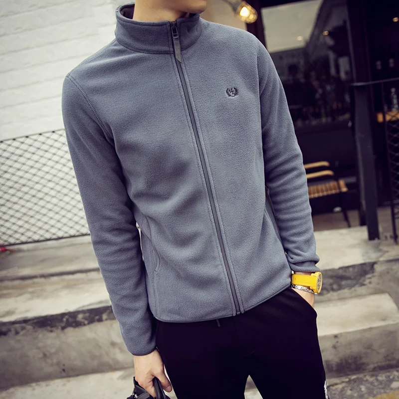 Custom Boys' Full-Zip Ultra Soft Polyester Polar Fleece Winter Fleece Hoodie Jacket