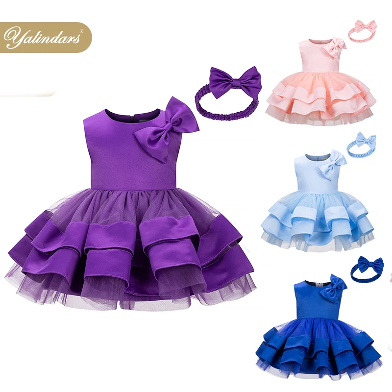 

Factory online wholesale 4 colors available little bridesmaid wedding party kids frocks baby girls dresses for party