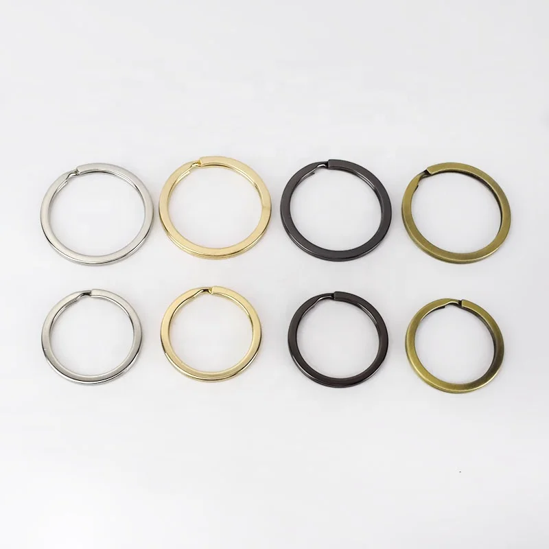 

MeeTee H2-2 Alloy Flat Snap Clip Making Bags Toys Jewelry Parts Accessories Key Chain O Ring Buckles