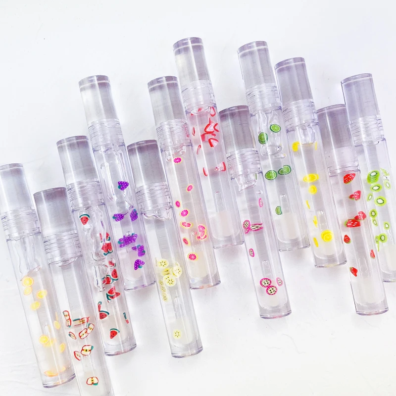 

Low MOQ OEM wholesale Shiny Private Label Vegan Lip Gloss Clear Glitter Glossy Lipgloss