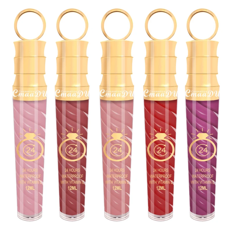 

private label Make Up Matte Liquid Lipstick OEM Waterproof Long Lasting Sexy Pigment Nude Glitter Lip Gloss Beauty Red Lip Tint