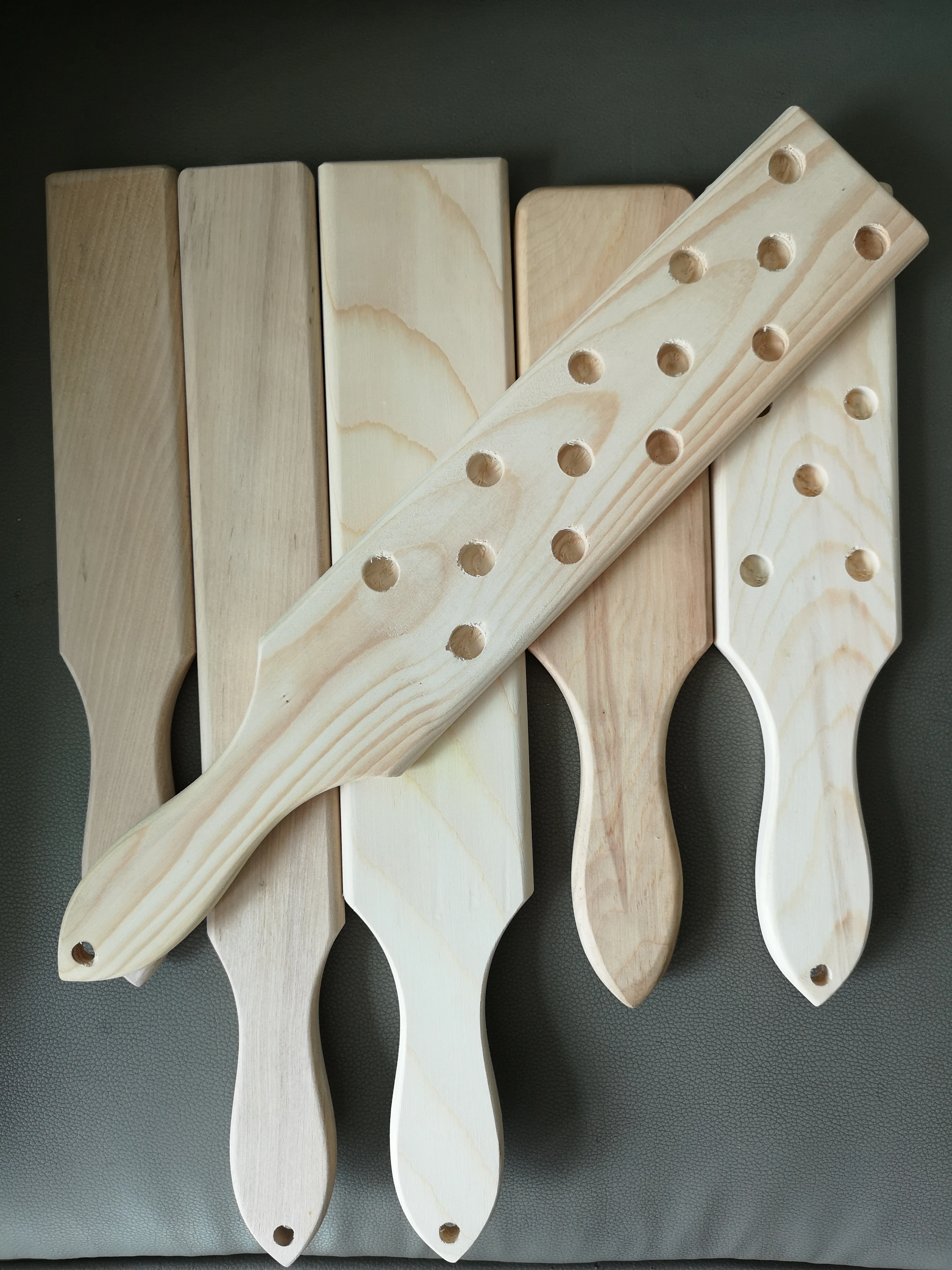 Wooden Bondage Set Xoxo Love Bat Spank