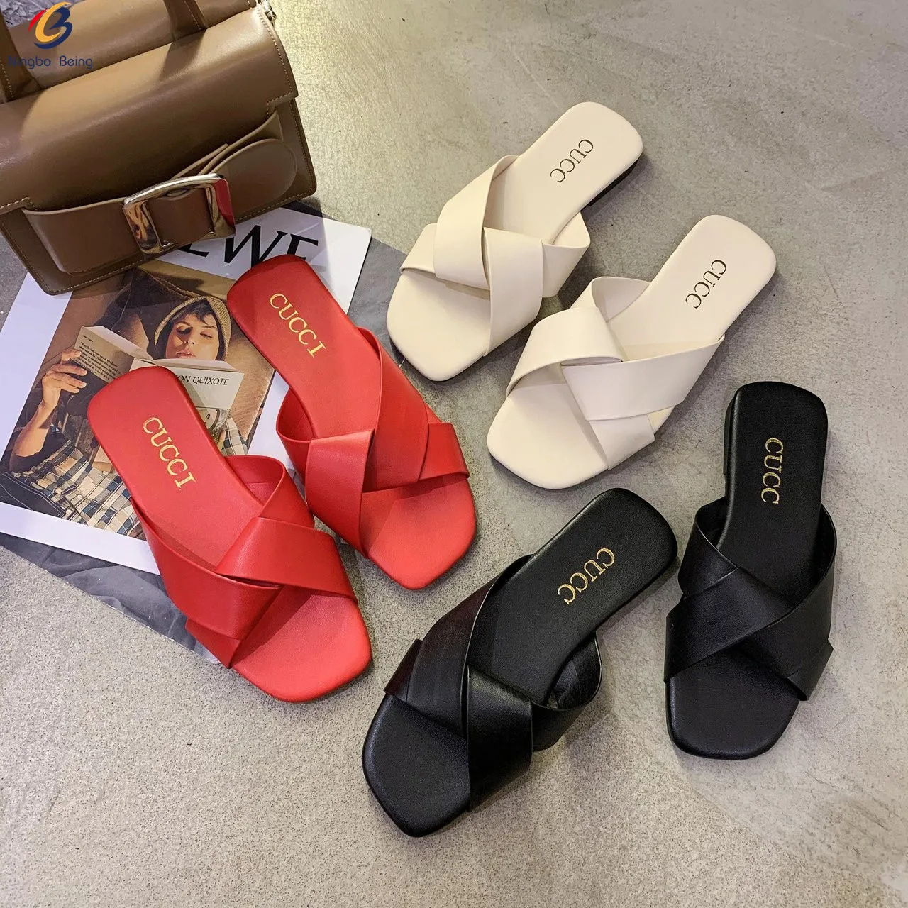 

Wholesale 2021 slippers women shoes flats slide slipper flat sandals women