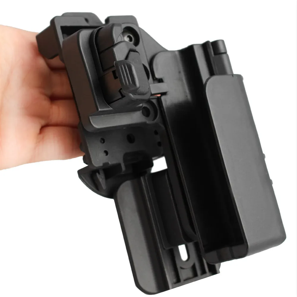 

Tactical Level 3 Carry Quick Right Hand Holster For Glock 17 19 22 34 Holsters, Black