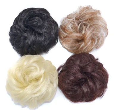 

Synthetic Hair Wigs Hair Bun Extensions Wavy Ponytails Extensions Curly Hairpiece Hair Pieces For Women, Customer request