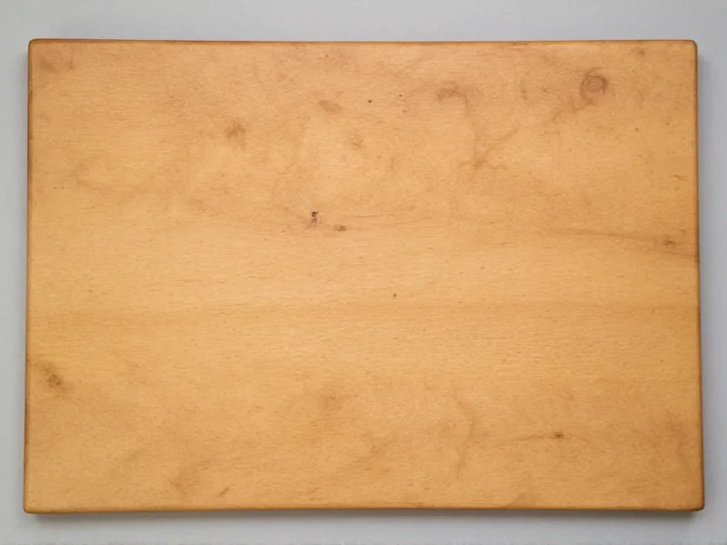 Handmade maple cutting board with mineral oil