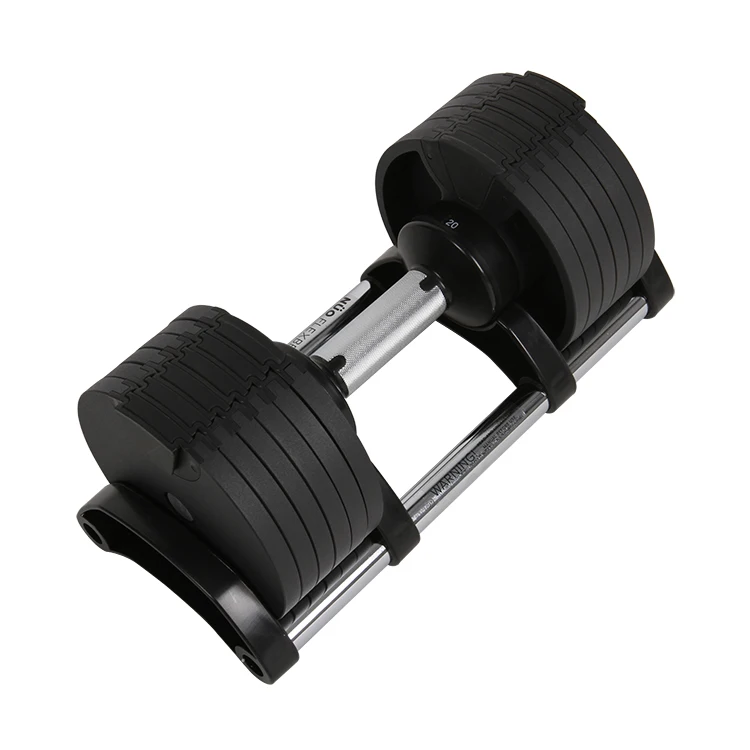 

RIAO Fitness Dumbbell Set Wholesale Gym 32kg Adjustable Dumbbell, Black