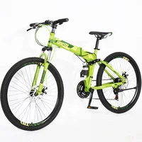 

folding bike adults mountain bike full suspension foldable bicycle