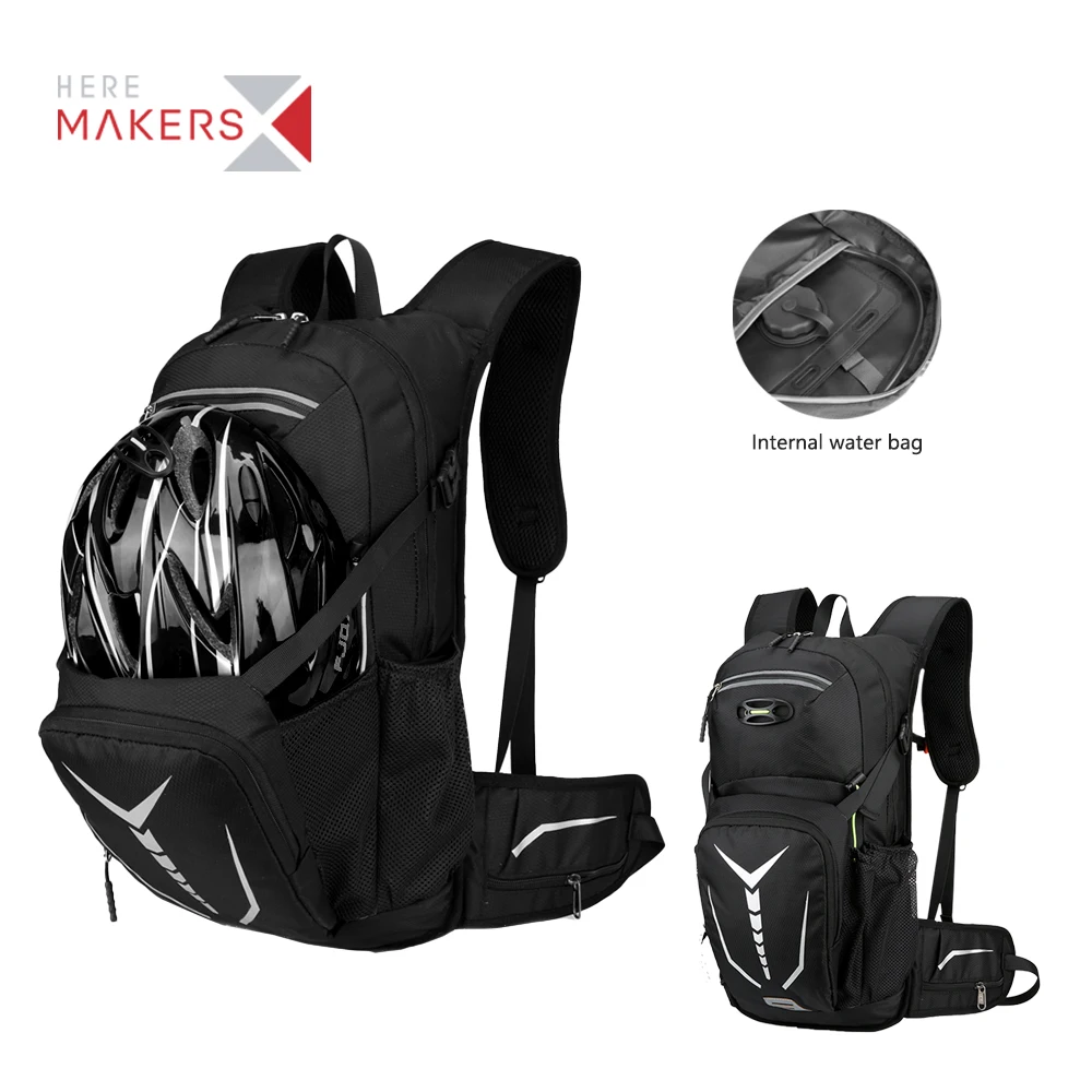 

Custom Waterproof Nylon Bicycle Back pack Cycling Rucksack zaino mochila Manufacturer Wholesale Bike Running Hydration Backpack