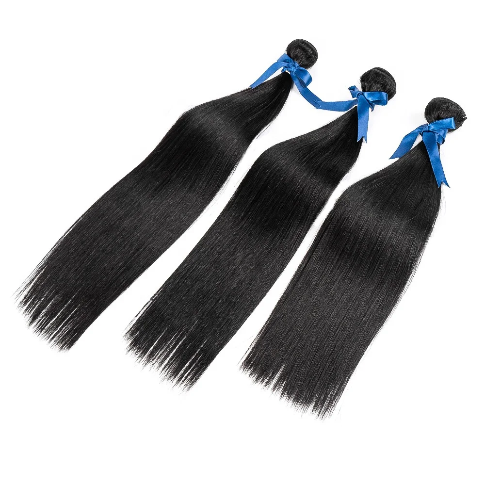 

Sleek 8A grade non remy 18 to 36inches super long straight wave hair vendors 100gram natural balck cheap brazilian hair bundles