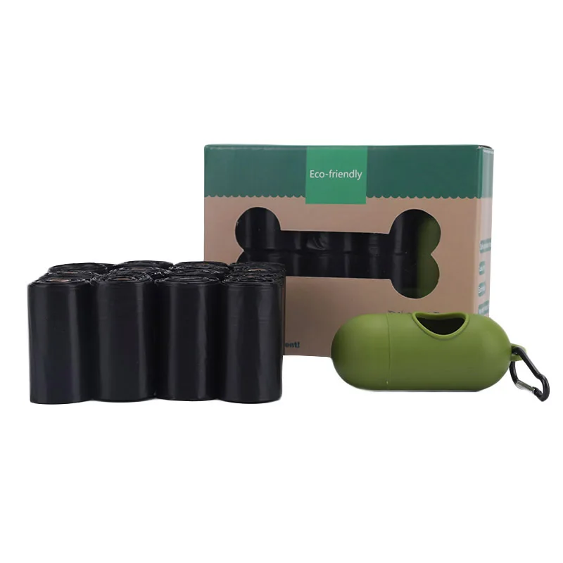 

Customized printed compostable dog poop bag eco black, Blue ,pink,green