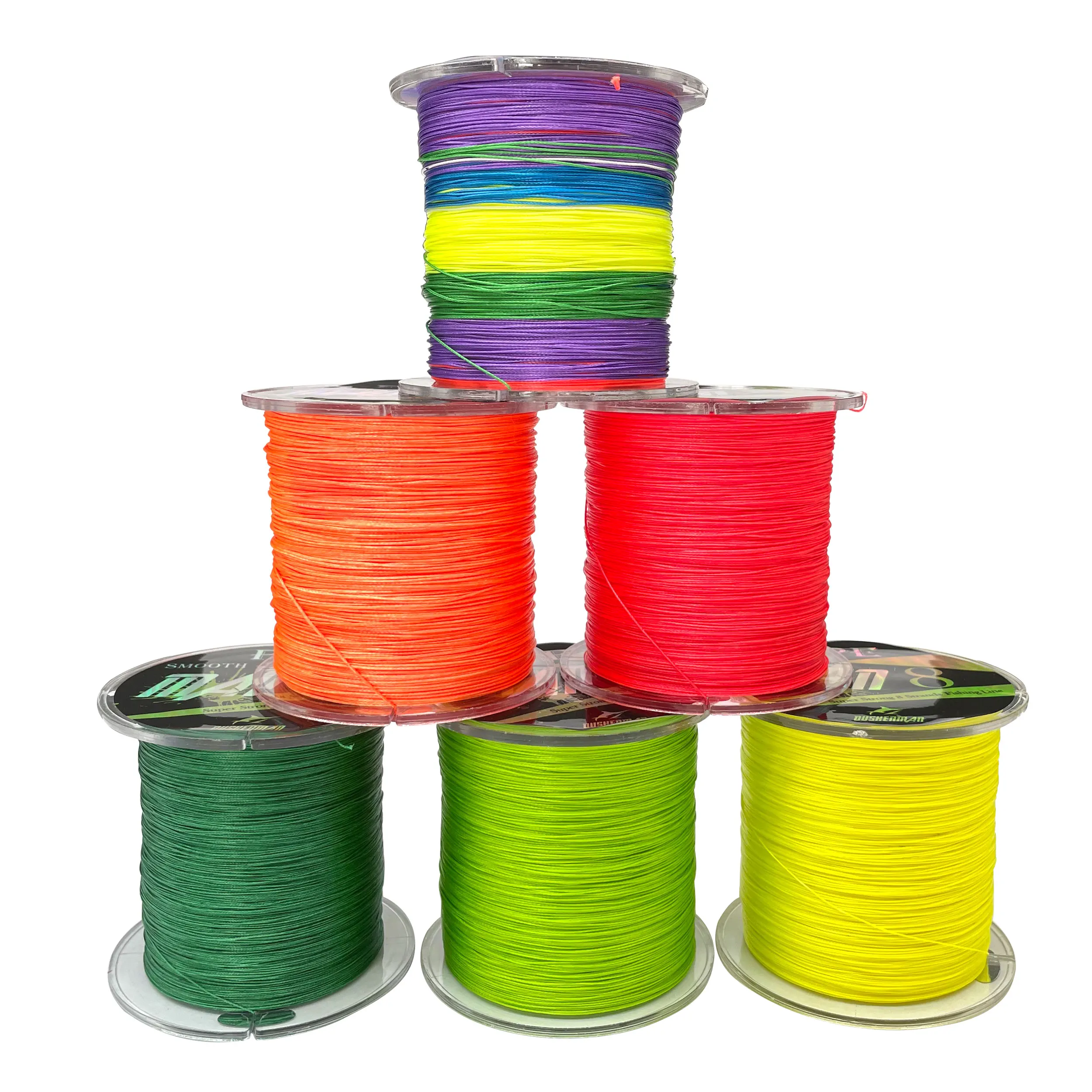 

B China Price Strength Power Strong Fishing Wire Thread 300m 8 Strand Multifilament Braided PE Fishing Line, Green