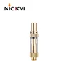Gold Color Lead Free Cbd Cartridge Vape Pen 510 Thread Ceramic Coil 0.5ml 1ml Glass Tube Empty Oil Vapor Atomizer