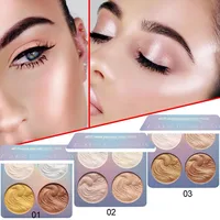 

OEM Highlighter Powder Palette Face Makeup Shimmer Powder Bronzer Illuminator Makeup Glow Kit Face Contour Repair Face Powder