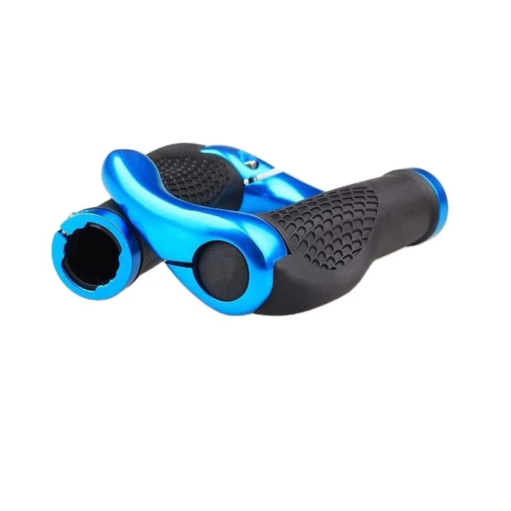 

Mountain Bike Simple Accessories Creative Aluminum Alloy Rubber Non-slip Protective Bicycle Handle Cover