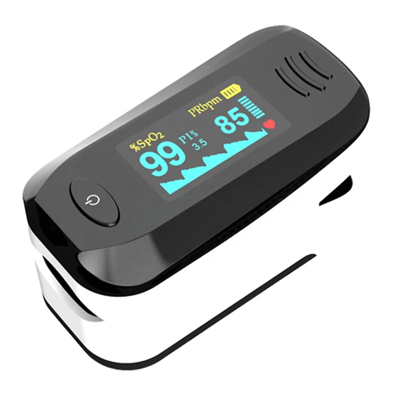 

Finger Pulse Sleep Apnea Monitor Sleep Oxygen Sensor And Pulse Rate Monitor saturation meter, As picture