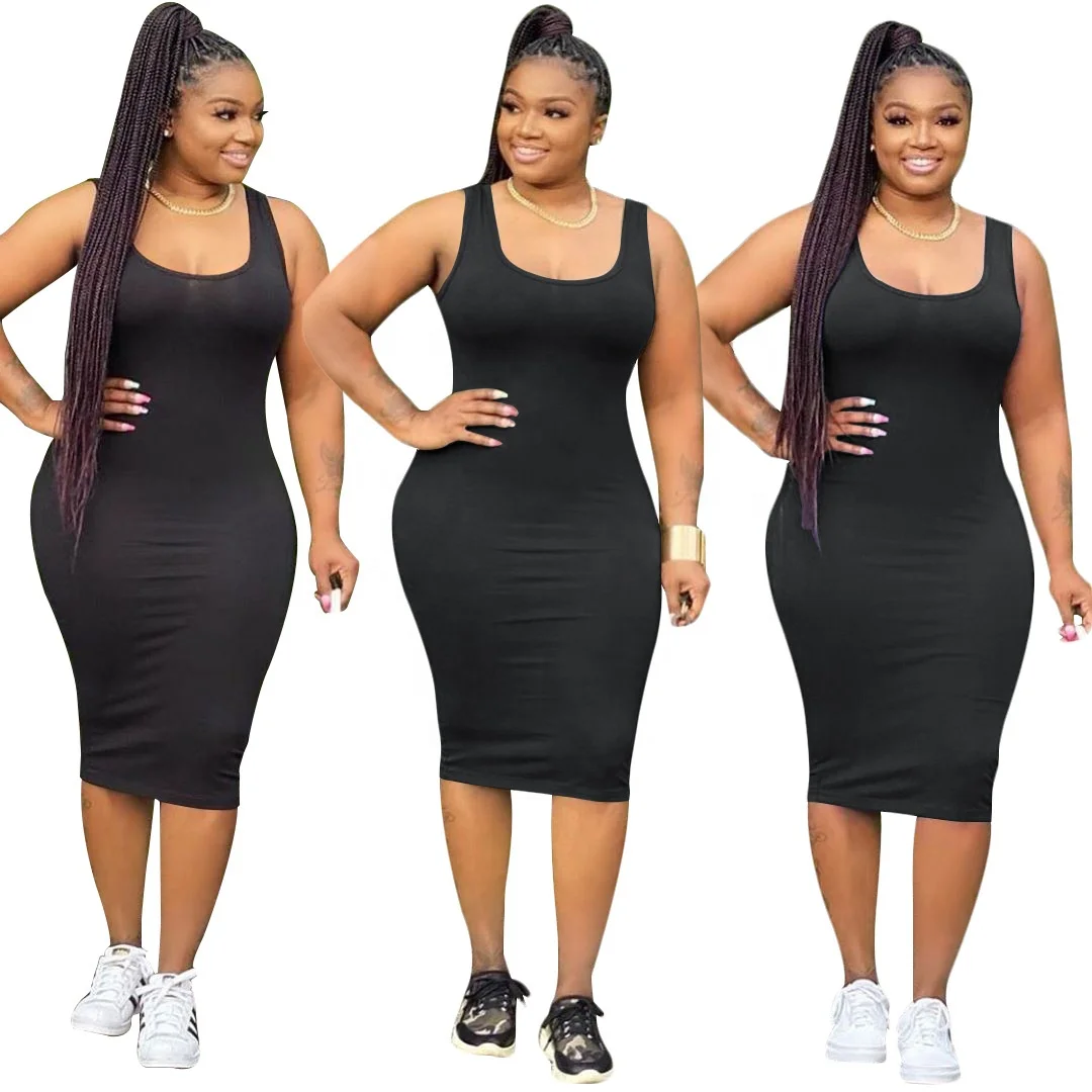 

LW-P5039 S-4XL Hot selling women clothing summer sexy plus size casual dress, As picture or customized make