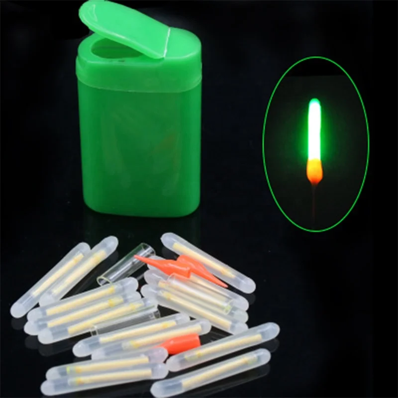 

15PCS Fishing Float Light Stick Fluorescent Lightstick Night Float Rod Light Dark Glow Stick for Fishing other fishing products