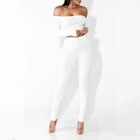 

2019 new arrivals boutique women clothing two piece jumpsuit women pants set