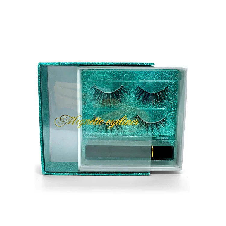 

SY Lashes Shuying Factory custom eyelash case packaging magnetic mink eyelashes and magnetic lash eyeliner