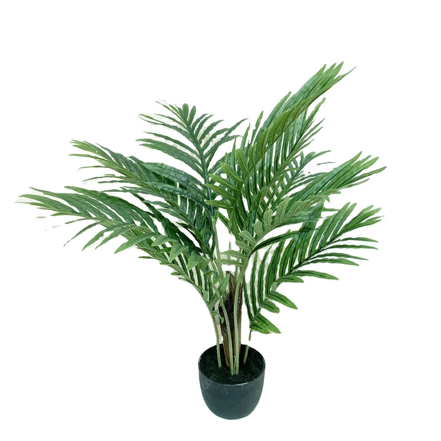 

factory directly green plastic material palm artificial bonsai tree