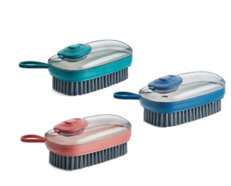 

Household multifunctional housework cleaning brush board shoe brush automatic liquid cleaning brush, Customized color