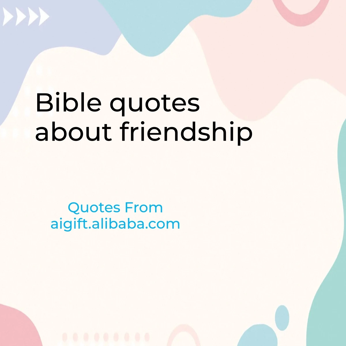 bible quotes about friendship