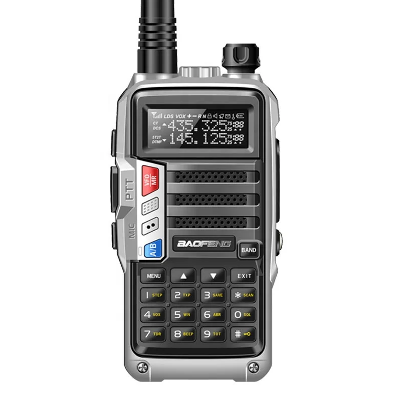 

BAOFENG UV-S9 8W 10km Long Range Portable Radio Dual Band VHF/UHF136-174Mhz et 400-520Mhz Walkie Talkie CB Radio Transceiver