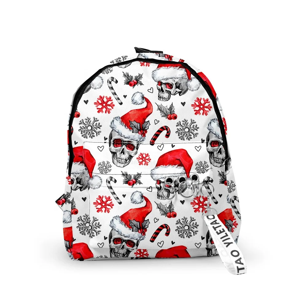 

Christmas Backpacks Cigar 3D Print Bags Colorful Print School Travel Backwoods Backpacks