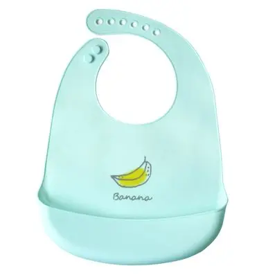 

BPA Free Waterproof Silicone Baby Bib With with Food Catcher Baby Silicone Bibs Wholesale Feeding Supplies, Picture