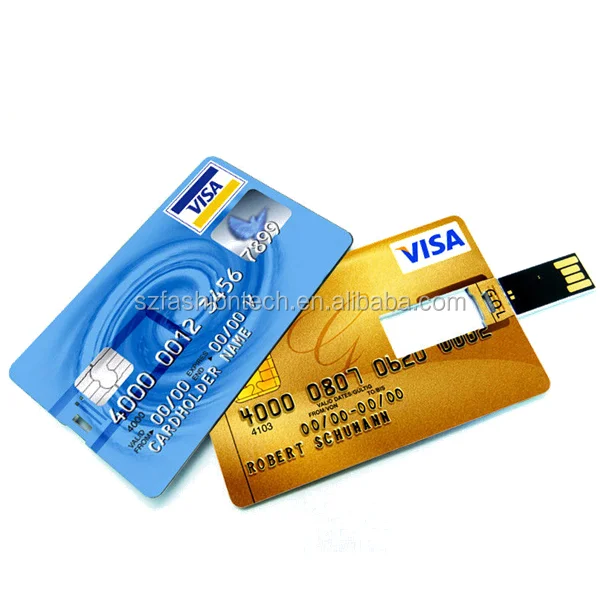 Wedding gift custom logo Credit card usb flash drive, advertising USB gifts business card 4gb 8gb 16gb 32gb pendrive - ANKUX.COM