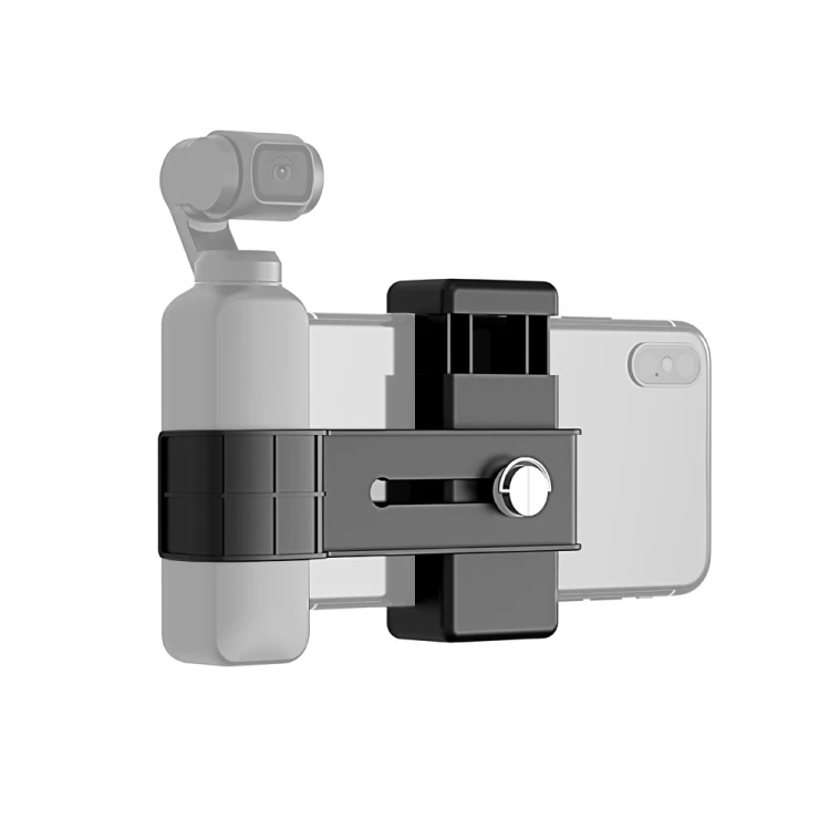 

Grat Selling PULUZ Smartphone Fixing Clamp 1/4 inch Holder Mount Bracket for DJI OSMO Pocket / Pocket 2