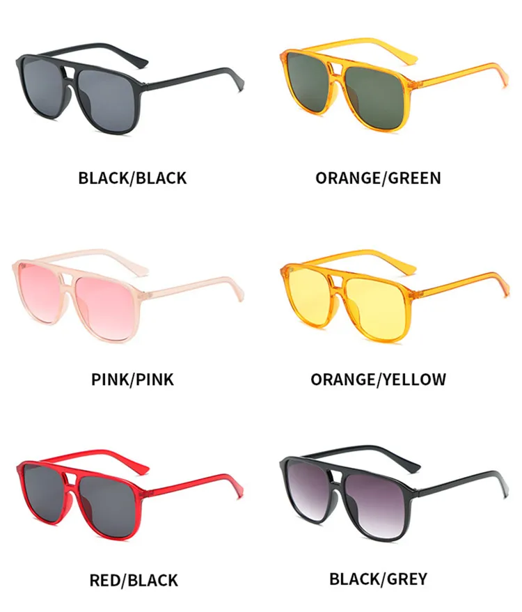 Customized High Quality Black Sunglasses Shades Womens Square Frame