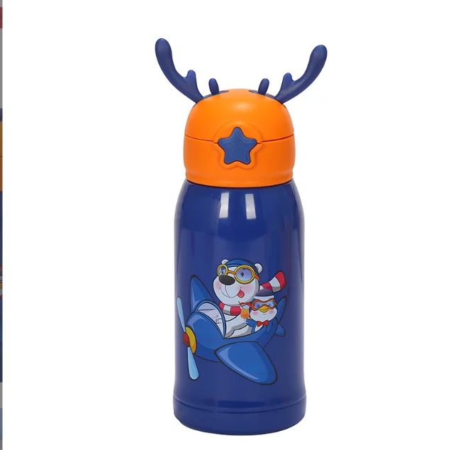 

500 ml Stainless Steel Cup Sublimation Blank Straight Kids Baby Flip