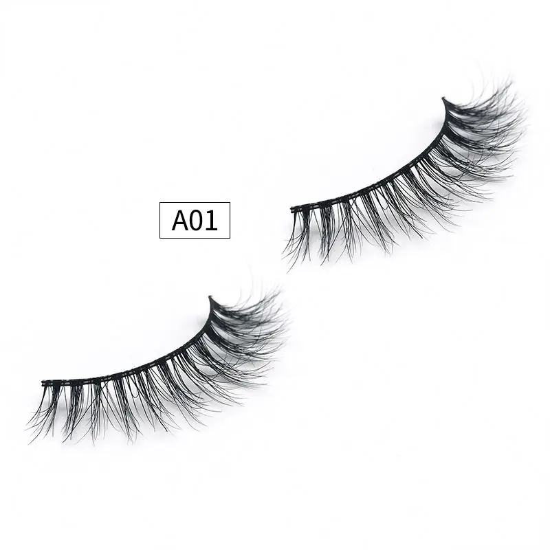 

Private label mink eye lashes and custom boxes real mink lahes 3d mink eyelash strips, Natural black