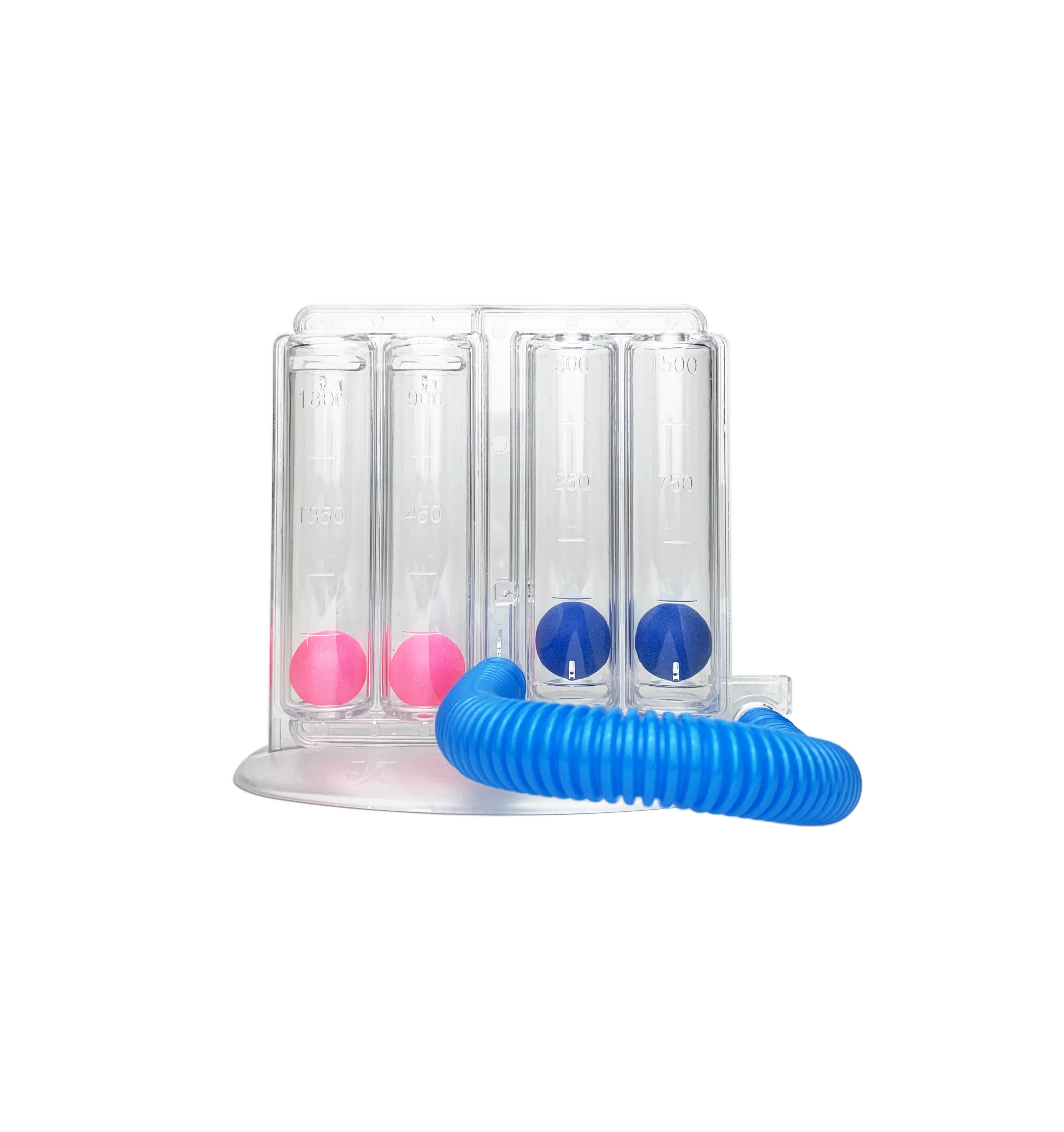 
Large volume breathing exercise respiratory trainer with 4 balls 