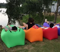 

high quality waterproof nylon inflatable air sleeping bag one opening air lounge