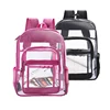 Eco New hiking backpack, Clear Large Unisex Transparent Waterproof Pvc Backpack Bag
